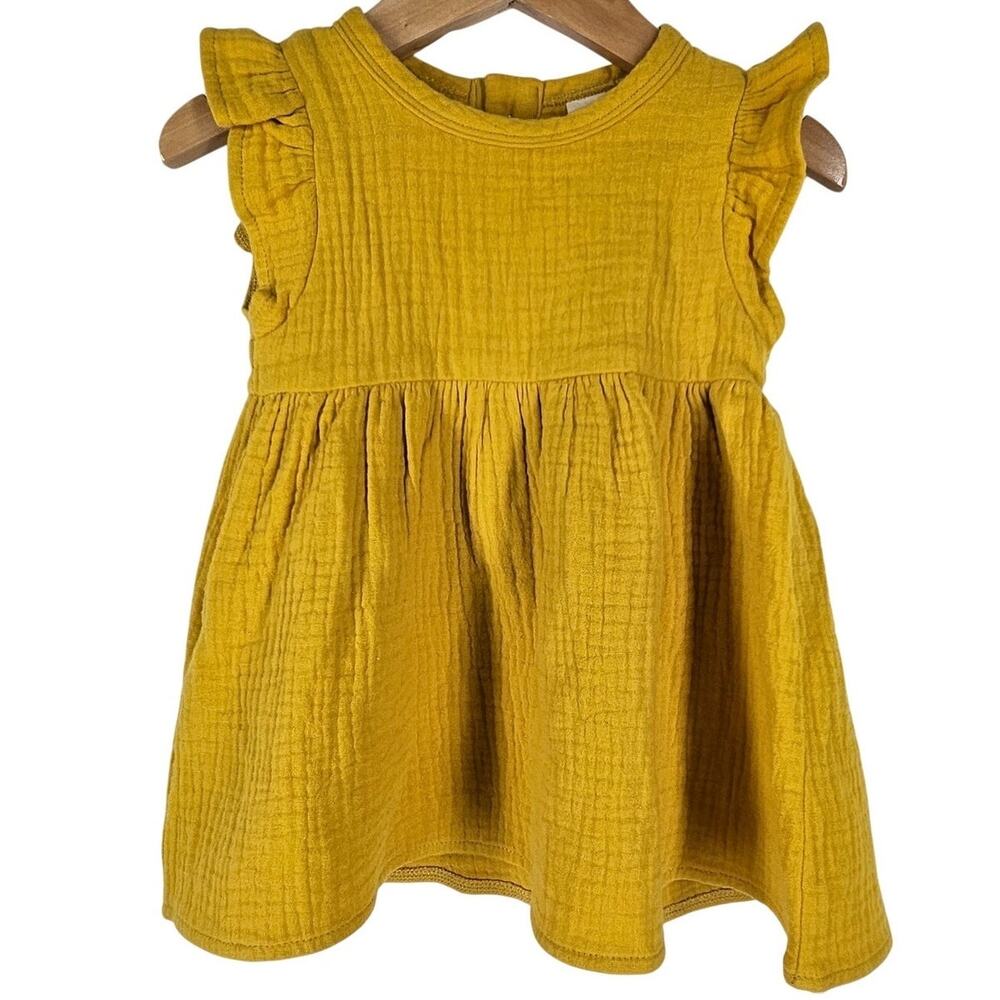 ALICE + AMES BABY GIRL EMMA DRESS – BRONZE – SIZE 6–9 MONTHS – SLEEVELESS – NWT